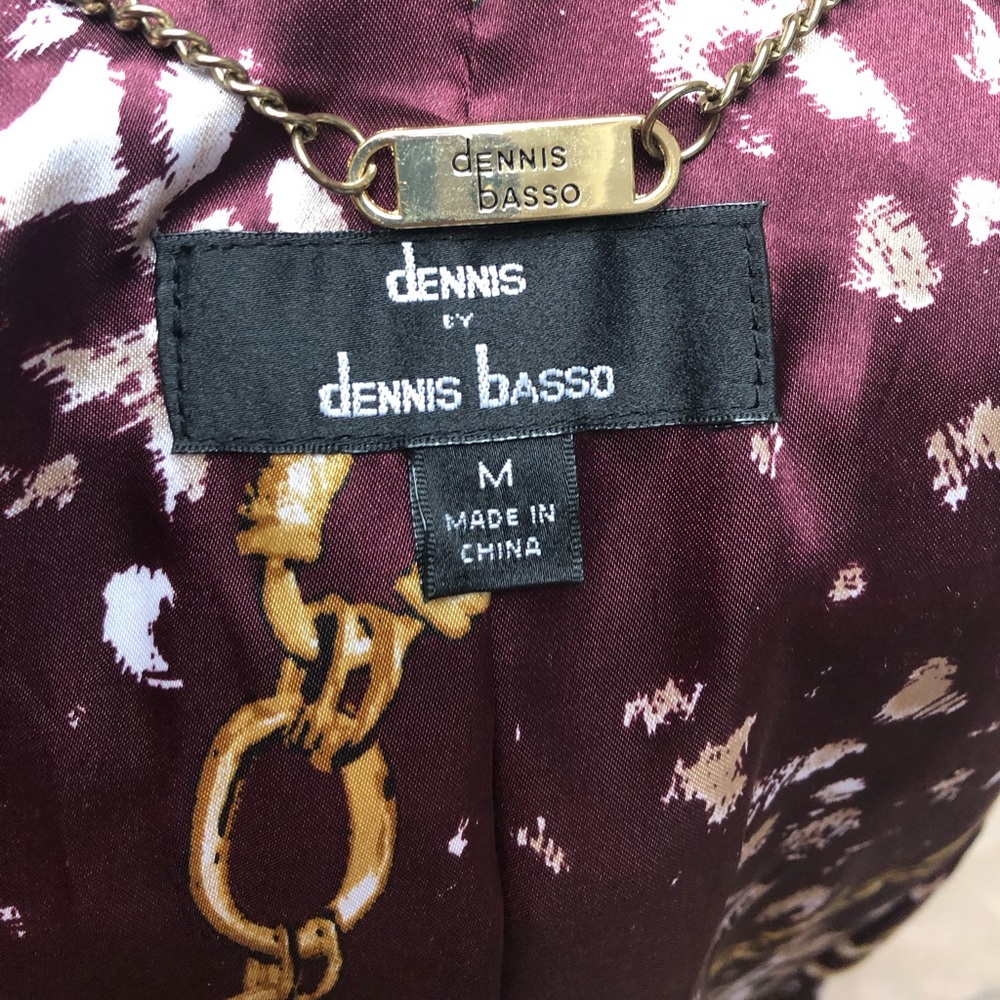 Dennis Basso Suede Leather Trench coat - Picture 6 of 13